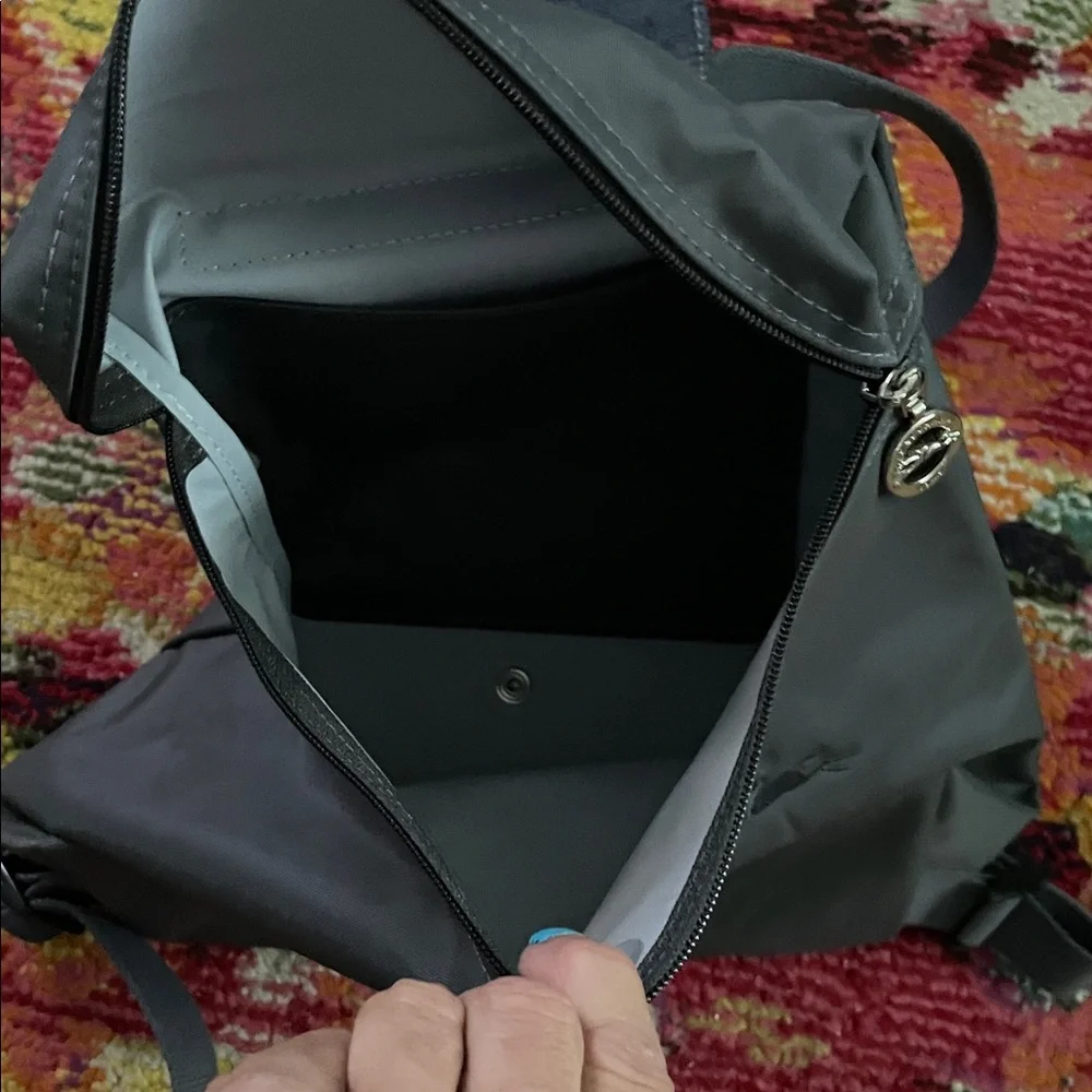 Longchamp Mini Backpack - Graphite/Gray Excellent Condition - Picture 9 of 16